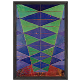 Iridescent Interpenetration by Giacomo Balla, framed poster, view 2