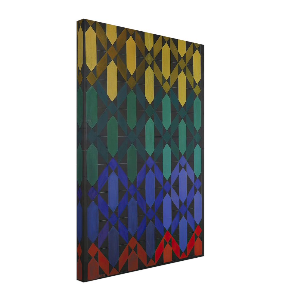 Iridescent Interpenetration No.13 by Giacomo Balla, canvas