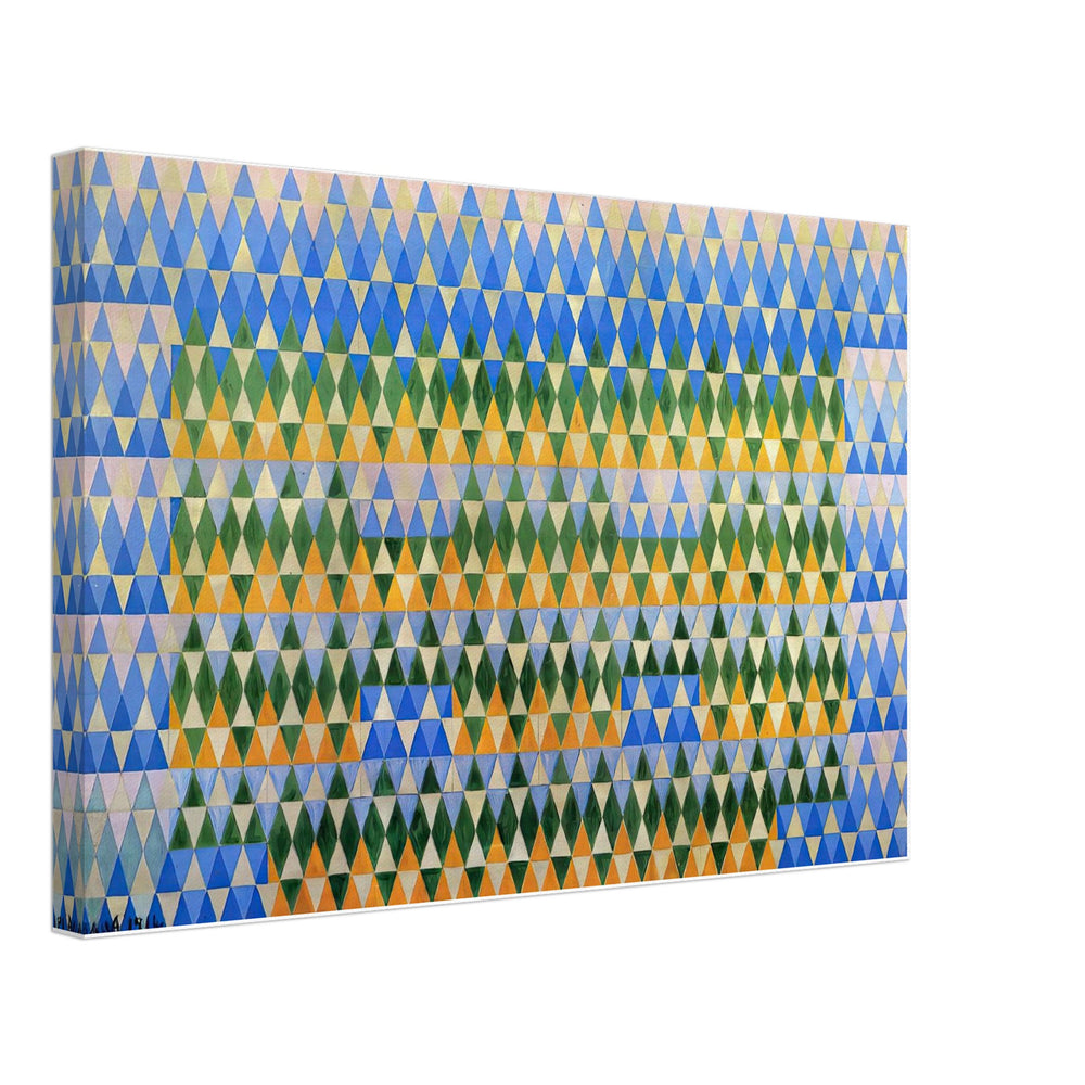 Iridescent Interpenetration No.5 Eucalyptus by Giacomo Balla, canvas