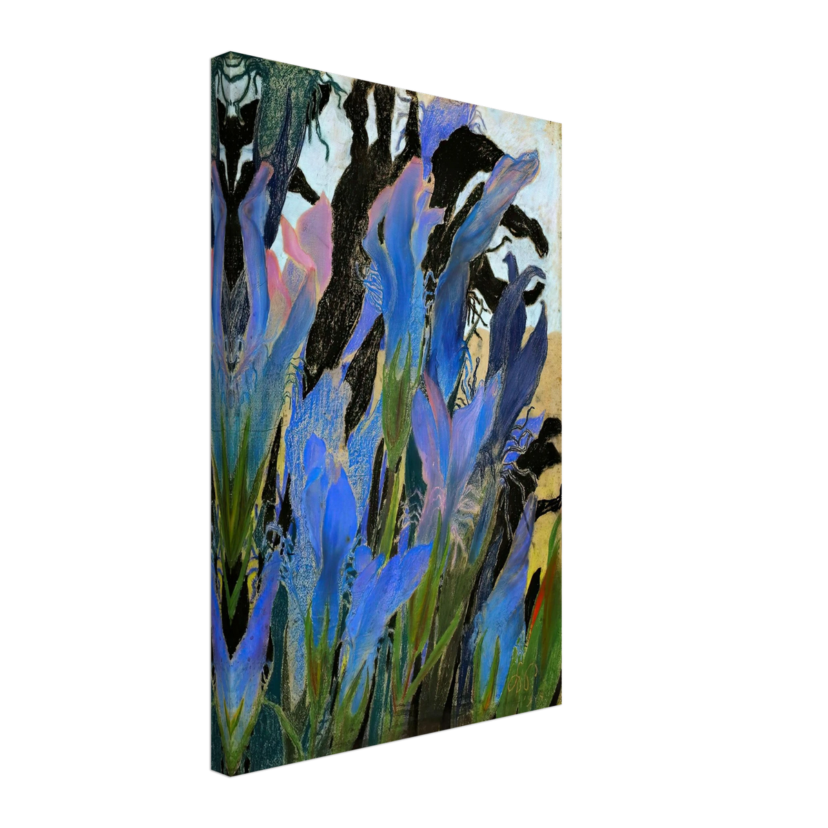 Irises by Stanisław Wyspiański, canvas