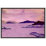 Island by Nicholas Roerich, framed poster