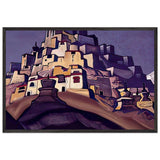 Island of Rest by Nicholas Roerich, framed poster
