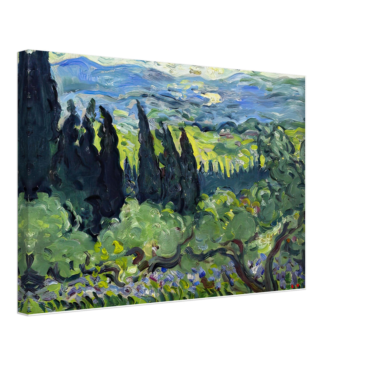 Italian Landscape, Cypresses by Louis Valtat, canvas