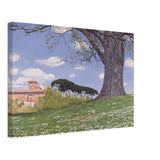 Italian Landscape by Edward Okuń, canvas