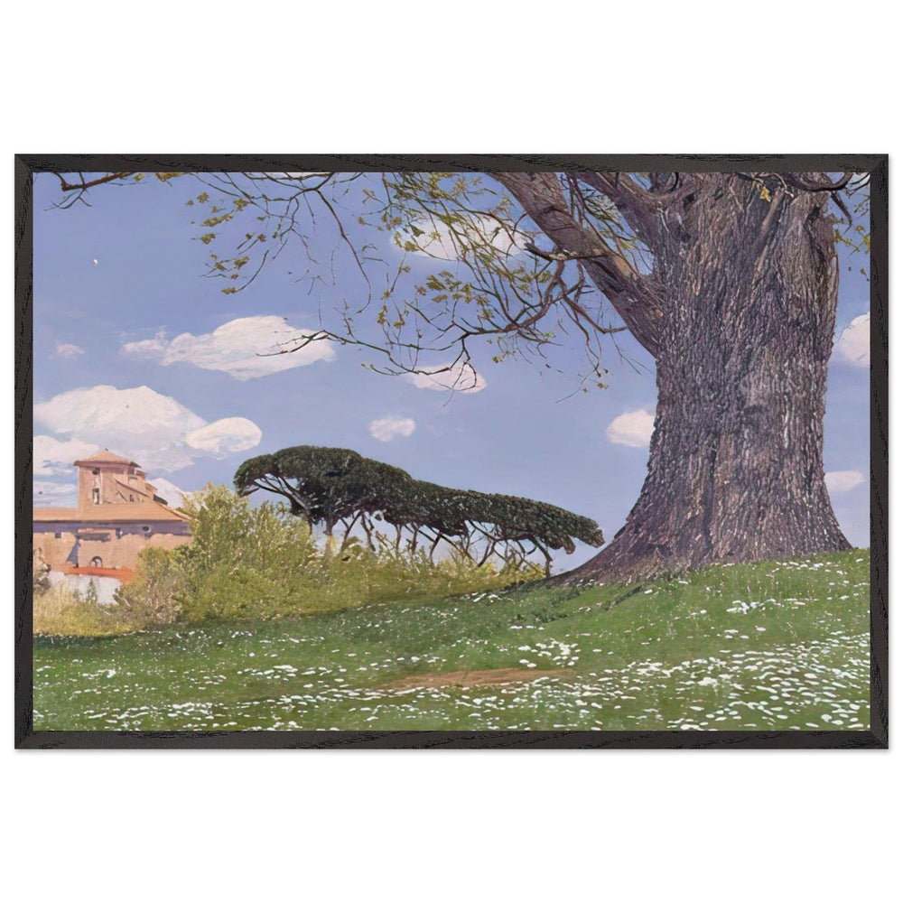 Italian Landscape by Edward Okuń, framed poster
