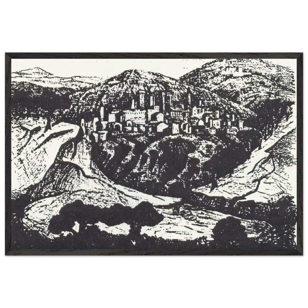 Italy by Nicholas Roerich, framed poster