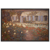 Jardin de campagne by Marie Duhem, framed poster