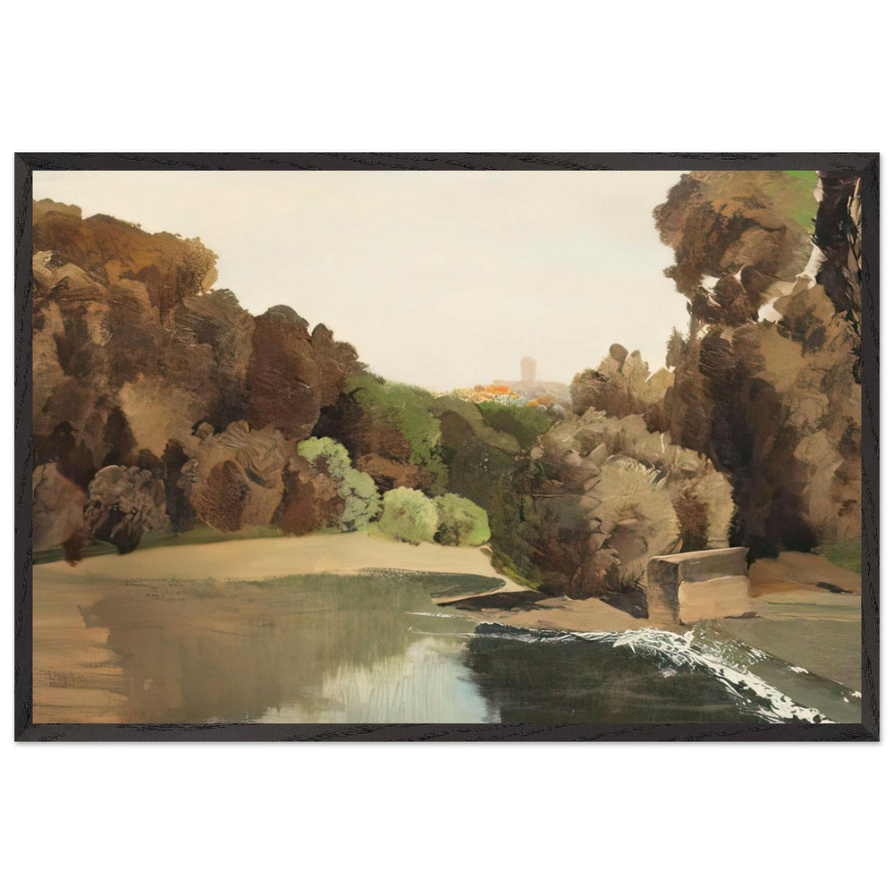Jardin du Luxembourg by Stefan Popescu, framed poster