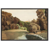 Jardin du Luxembourg by Stefan Popescu, framed poster