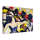 Jazz Zenészek by Scheiber Hugó, canvas, view 2