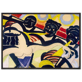 Jazz Zenészek by Scheiber Hugó, framed poster, view 3