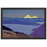 Jelep La, Tibetan Frontier by Nicholas Roerich, framed poster, view 2