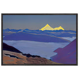 Jelep La, Tibetan Frontier by Nicholas Roerich, framed poster