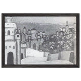 Jerusalem by Nicholas Roerich, framed poster, view 2
