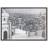 Jerusalem by Nicholas Roerich, framed poster, view 3
