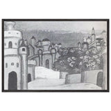 Jerusalem by Nicholas Roerich, framed poster