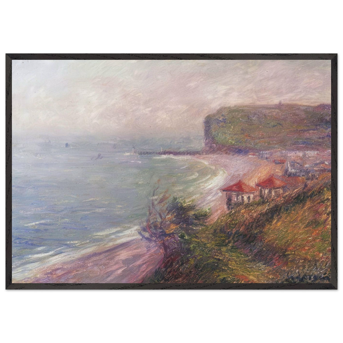Jetty at Fecamp by Gustave Loiseau, framed poster, view 3