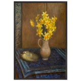 Jonquilles by Marie Duhem, framed poster