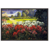Joyous Garden by Benjamin Brown, framed poster