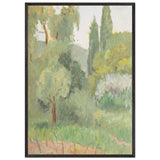 Juan-les-Pins Landscape by Theodor Pallady, framed poster, view 3