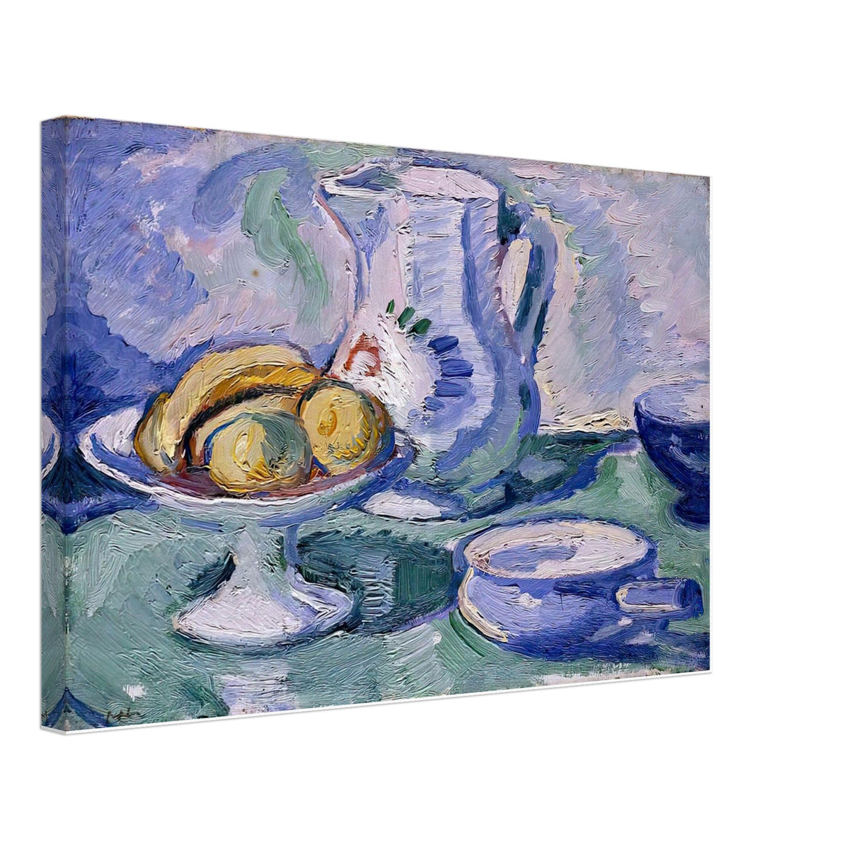 Jug and Yellow Fruit by Samuel Peploe, canvas