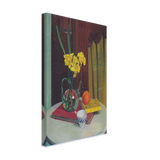 Jug with Yellow Daffodils by Felix Vallotton, canvas, view 2