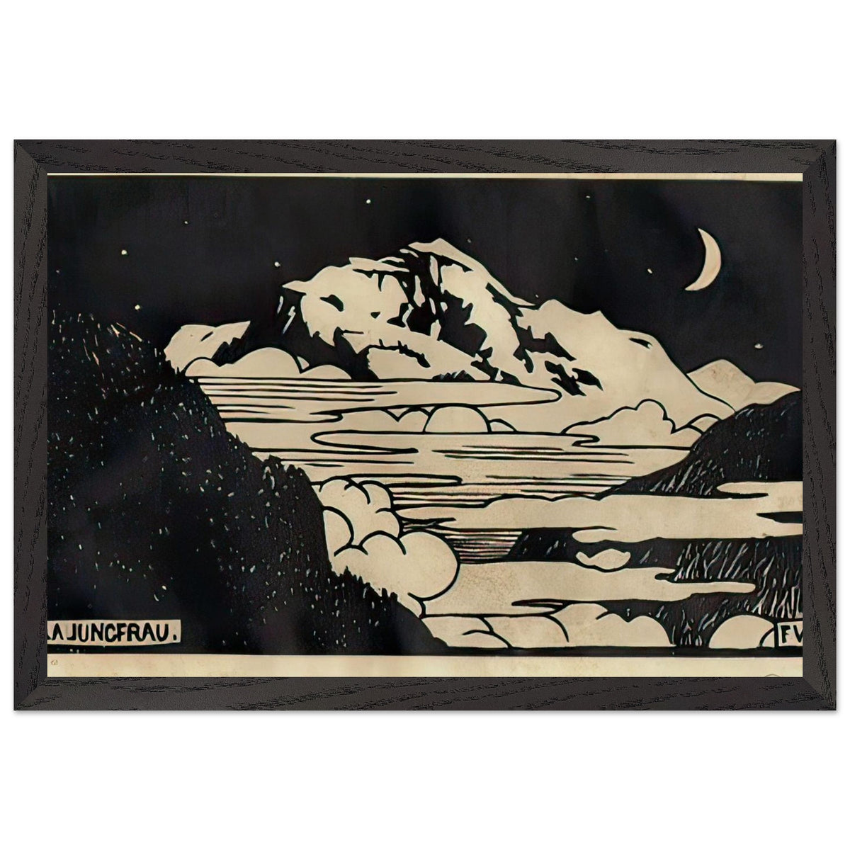 Jungfrau by Felix Vallotton, framed poster, view 2
