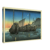 Junks in Inatori Bay by Shotei Takahashi, canvas