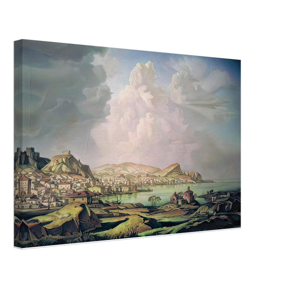 Kaffa (Old Feodosia) by Konstantin Bogaevsky, canvas