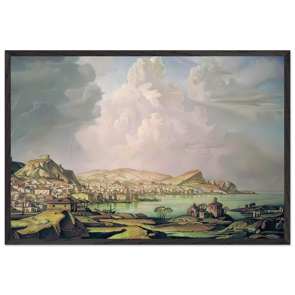 Kaffa (Old Feodosia) by Konstantin Bogaevsky, framed poster