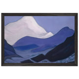 Kampa Dzong. Pink Peak by Nicholas Roerich, framed poster, view 2