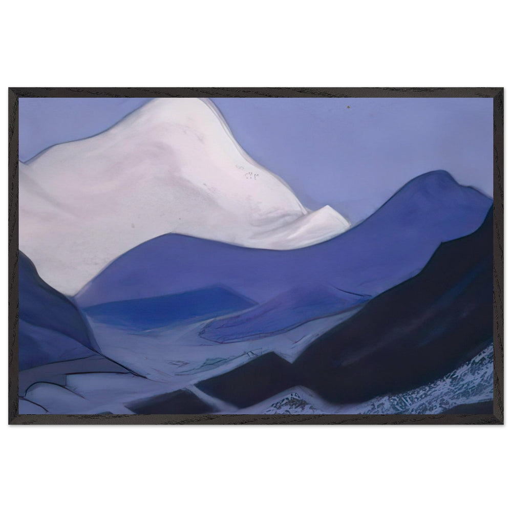 Kampa Dzong. Pink Peak by Nicholas Roerich, framed poster