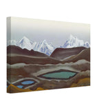 Kangchenjunga. Mountain lakes by Nicholas Roerich, canvas, view 2