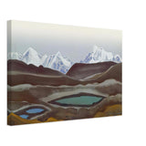 Kangchenjunga. Mountain lakes by Nicholas Roerich, canvas