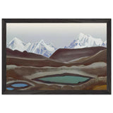 Kangchenjunga. Mountain lakes by Nicholas Roerich, framed poster, view 2