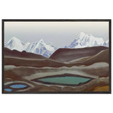 Kangchenjunga. Mountain lakes by Nicholas Roerich, framed poster