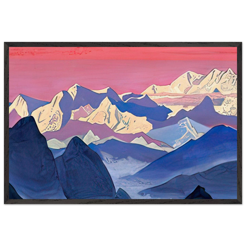 Kangchenjunga by Nicholas Roerich, framed poster