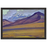 Karakoram Ridge by Nicholas Roerich, framed poster, view 2