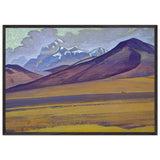 Karakoram Ridge by Nicholas Roerich, framed poster, view 3