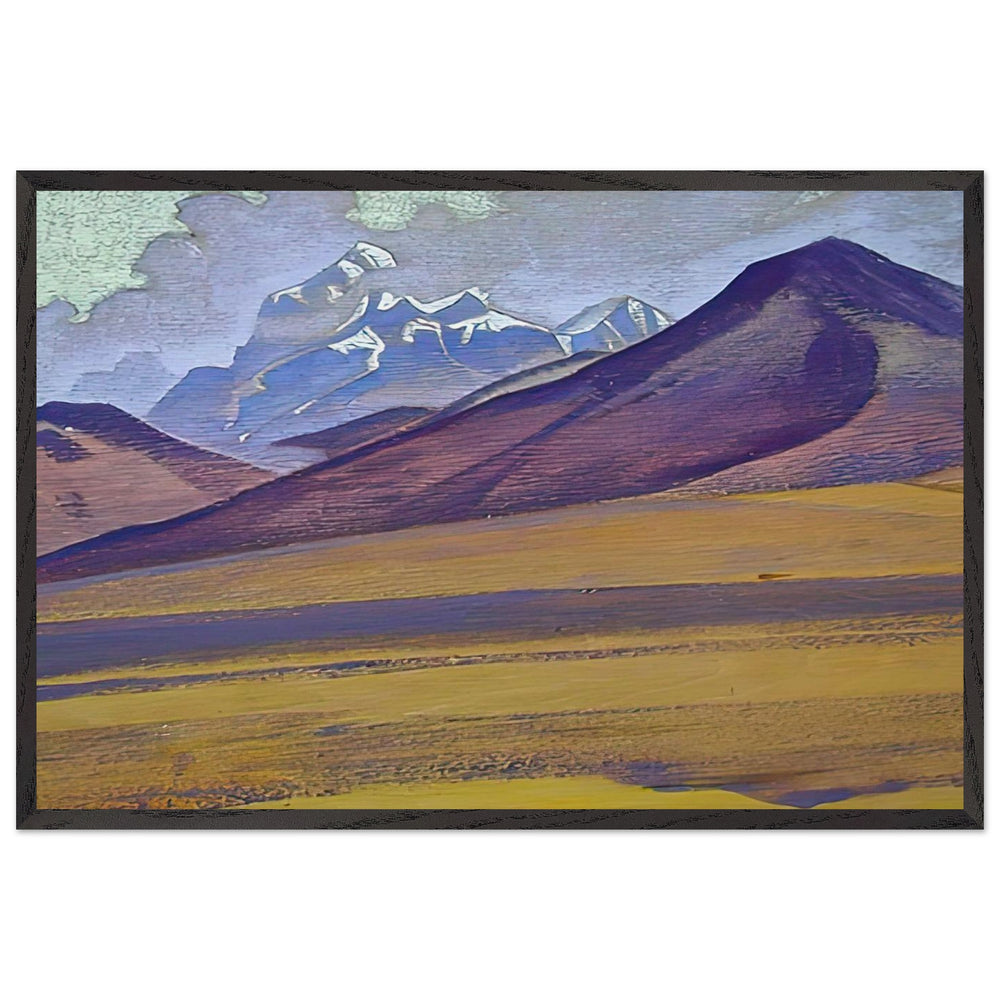Karakoram Ridge by Nicholas Roerich, framed poster
