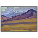 Karakoram Ridge by Nicholas Roerich, framed poster