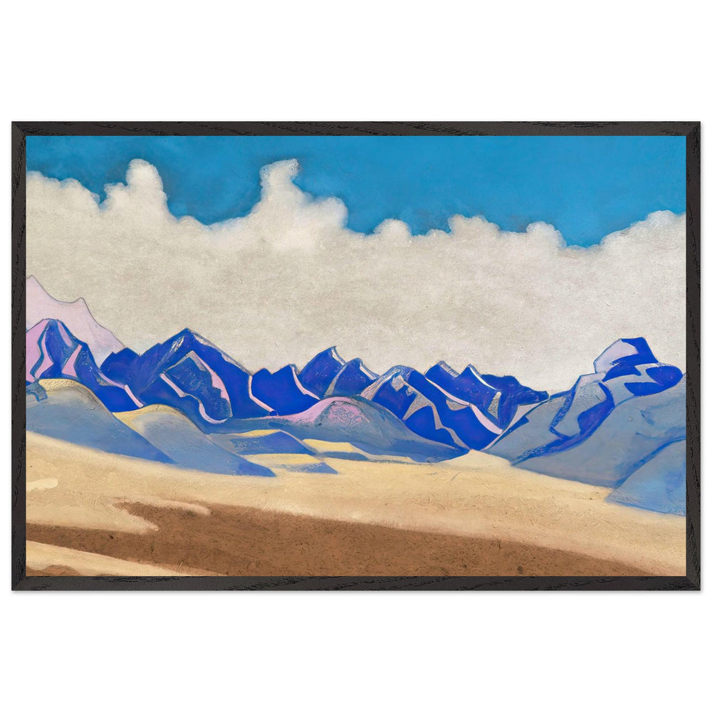 Karakoram. Way to Turkestan by Nicholas Roerich, framed poster