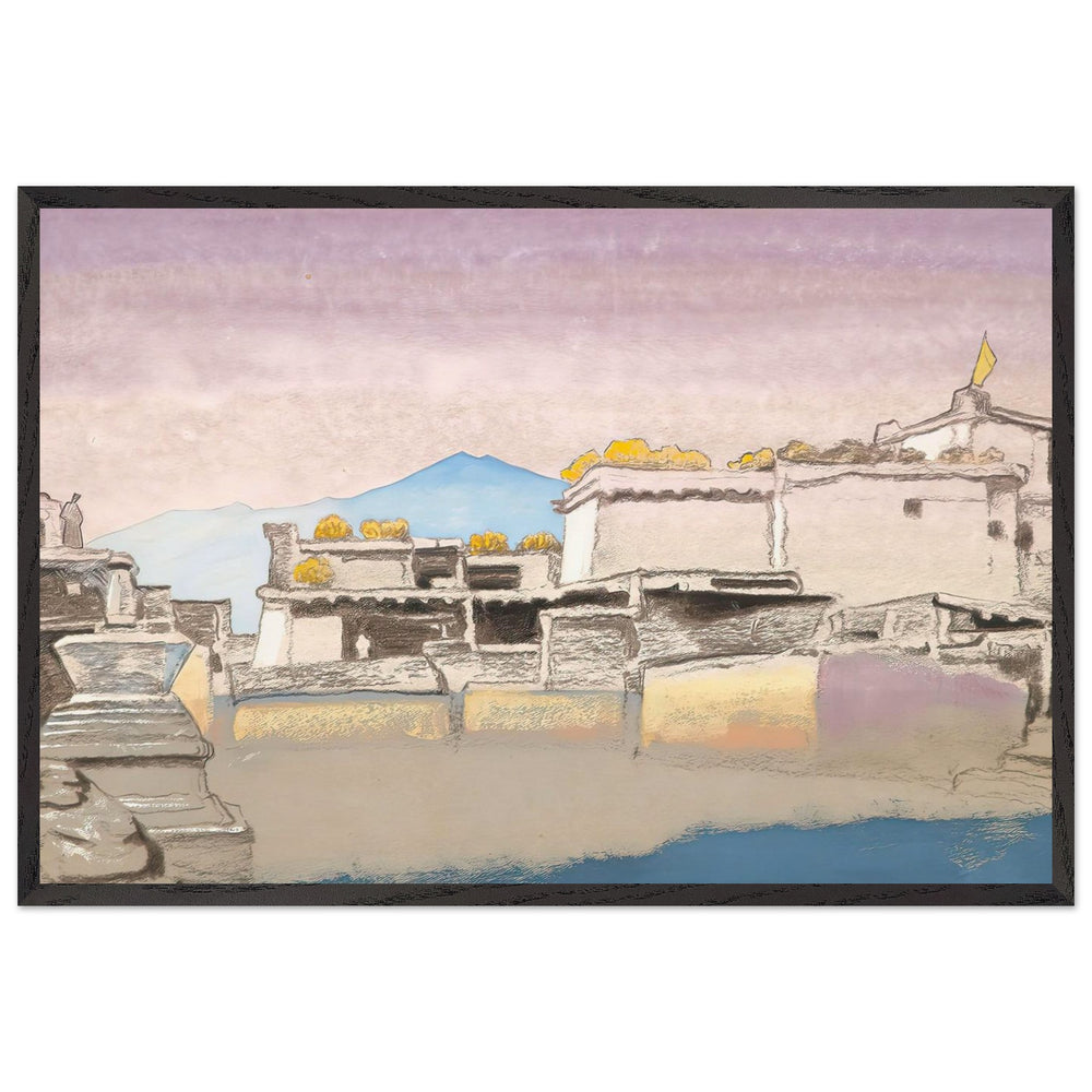 Kardang (study) by Nicholas Roerich, framed poster