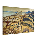 Karelian Landscape by Nicholas Roerich, canvas, view 2