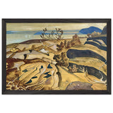 Karelian Landscape by Nicholas Roerich, framed poster, view 2