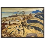 Karelian Landscape by Nicholas Roerich, framed poster, view 3