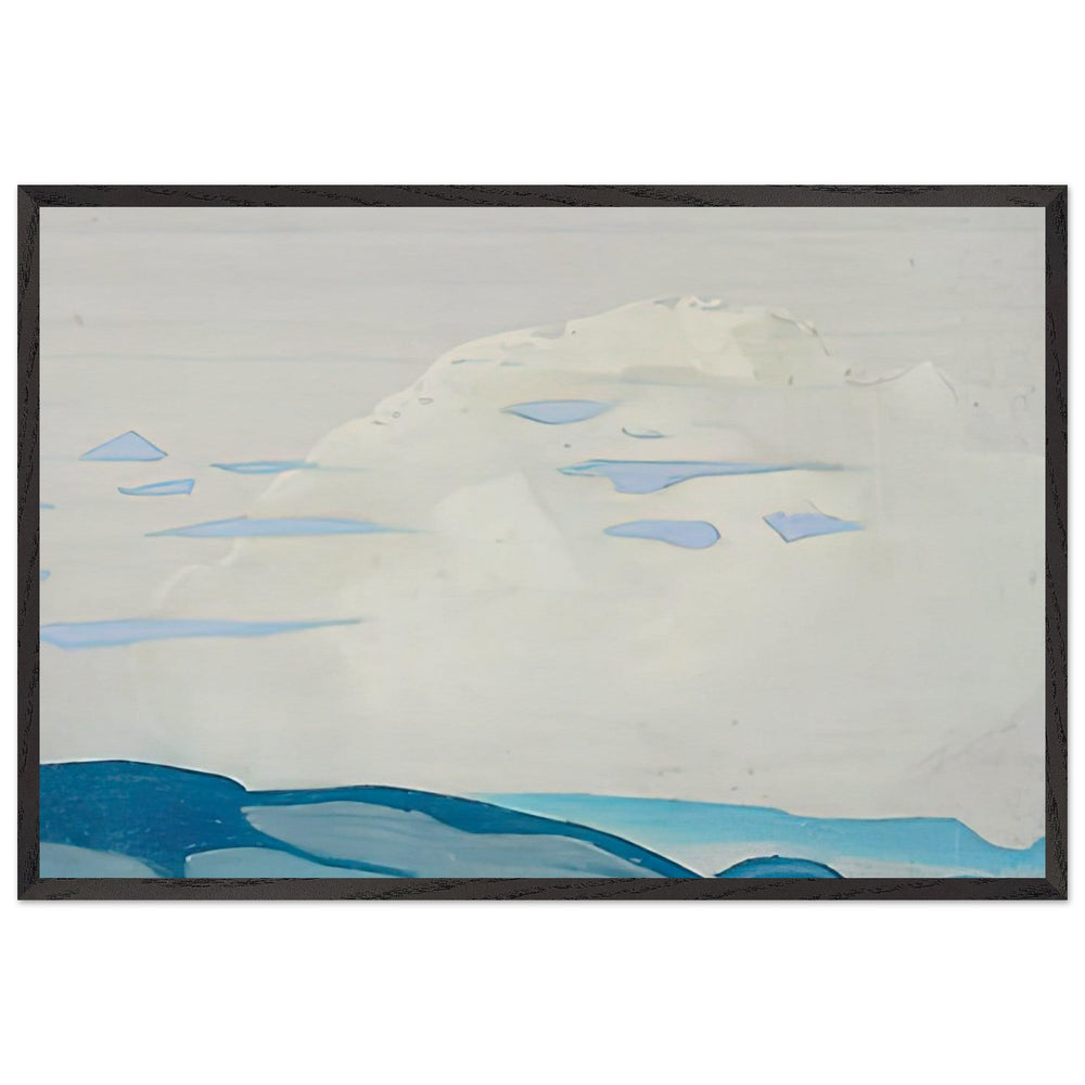 Karelian Landscape by Nicholas Roerich, framed poster