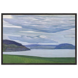 Karelian Landscape by Nicholas Roerich, framed poster