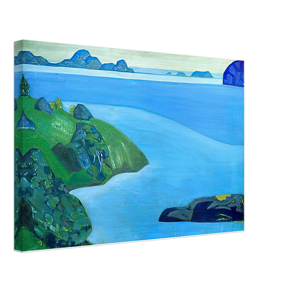Karelian Landscape. Rocky Seashore by Nicholas Roerich, canvas