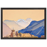 Karga by Nicholas Roerich, framed poster, view 2